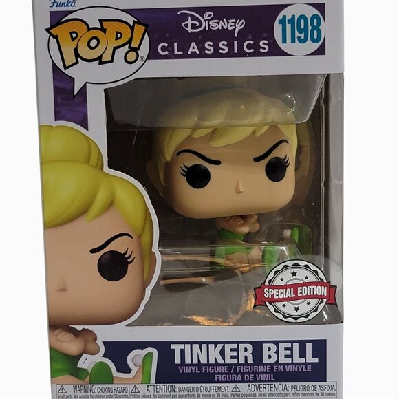 Funko Pop! Tinker Bell Vinyl Figure #1198 Special Edition Disney Classics - Picture 2 of 6